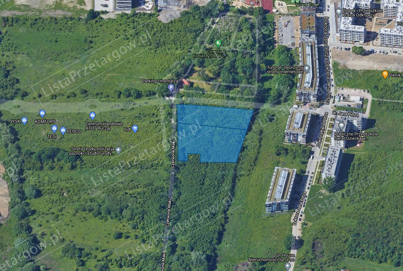 Przetargi, Działki, Kraków, Dębniki, Małopolskie